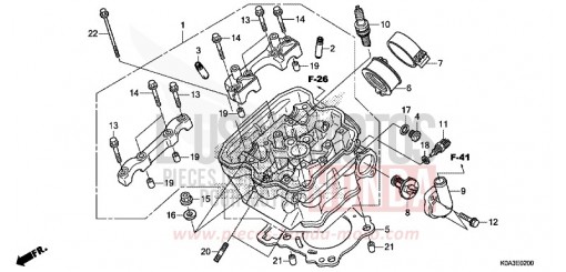 CYLINDER HEAD CBF300NAJ de 2018